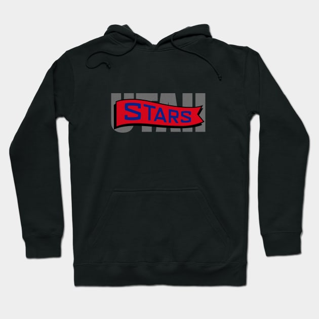 Defunct Utah Stars ABA Basketball Hoodie by LocalZonly